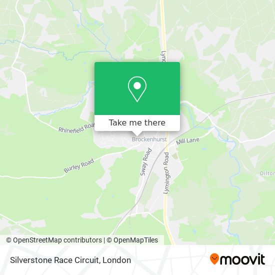 Silverstone Race Circuit map