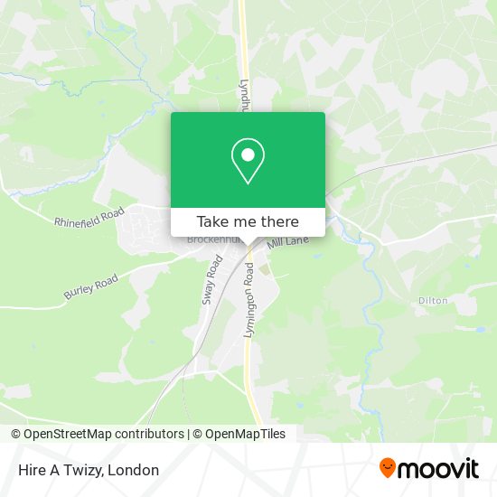 Hire A Twizy map
