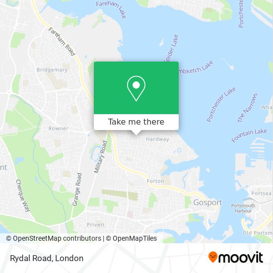 Rydal Road map