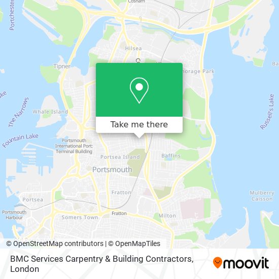 BMC Services Carpentry & Building Contractors map