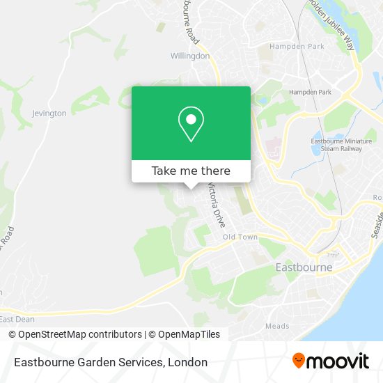 Eastbourne Garden Services map