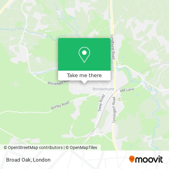 Broad Oak map