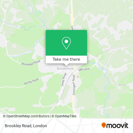Brookley Road map
