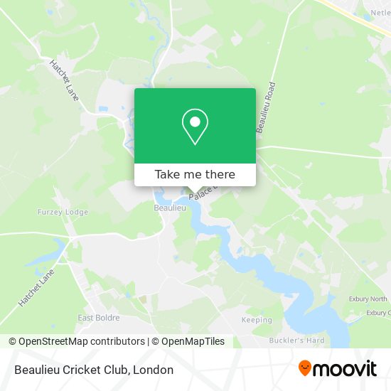 Beaulieu Cricket Club map