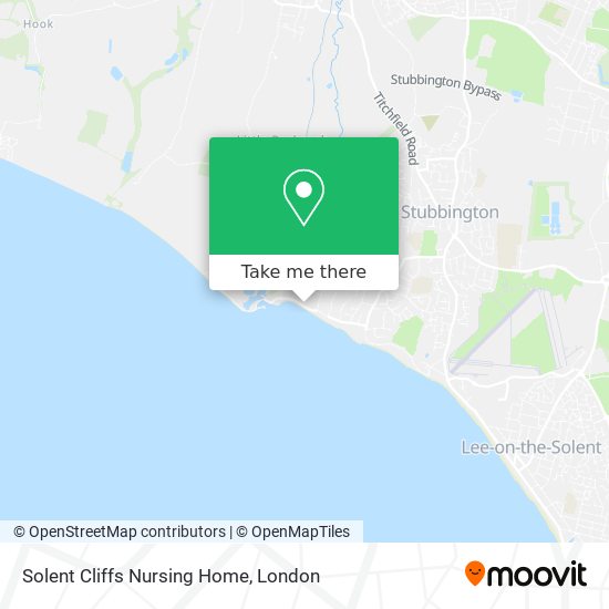 Solent Cliffs Nursing Home map
