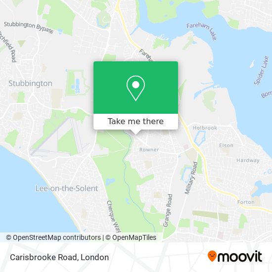 Carisbrooke Road map