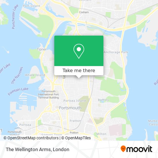 The Wellington Arms map