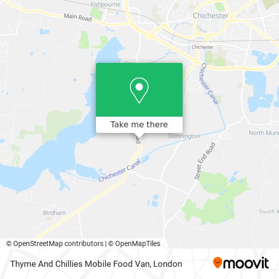 Thyme And Chillies Mobile Food Van map