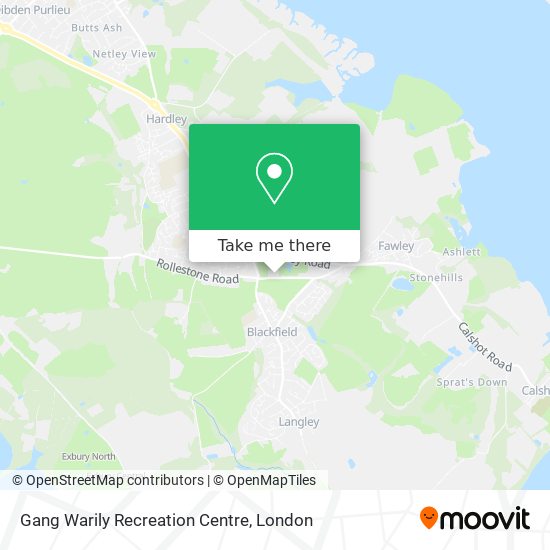 Gang Warily Recreation Centre map