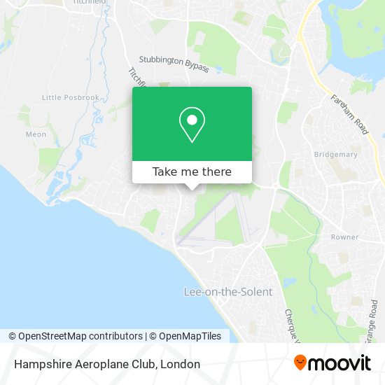 Hampshire Aeroplane Club map