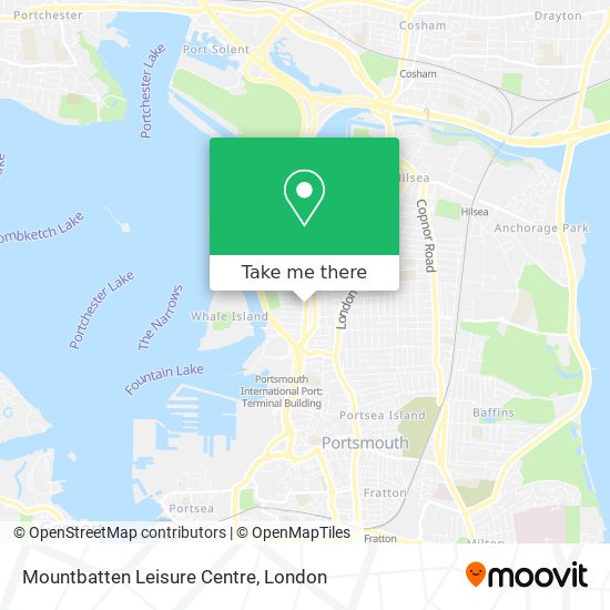 Mountbatten Leisure Centre map