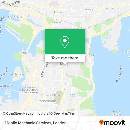 Mobile Mechanic Services map