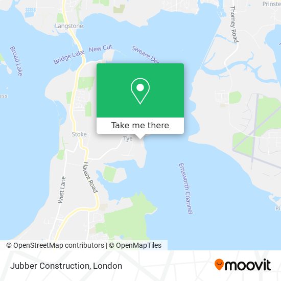 Jubber Construction map