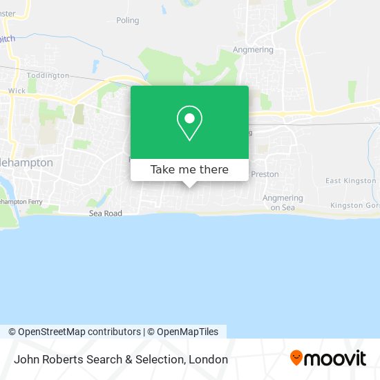 John Roberts Search & Selection map