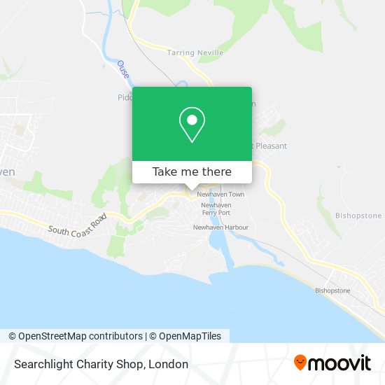 Searchlight Charity Shop map