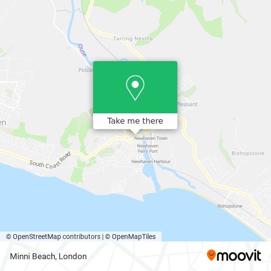 Minni Beach map