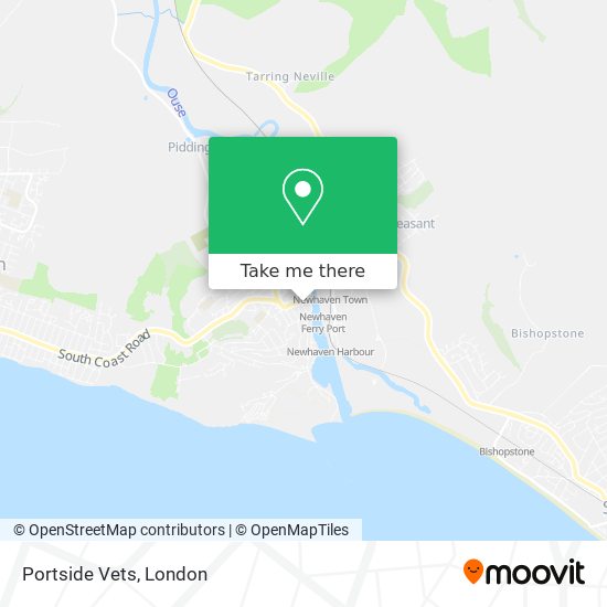 Portside Vets map