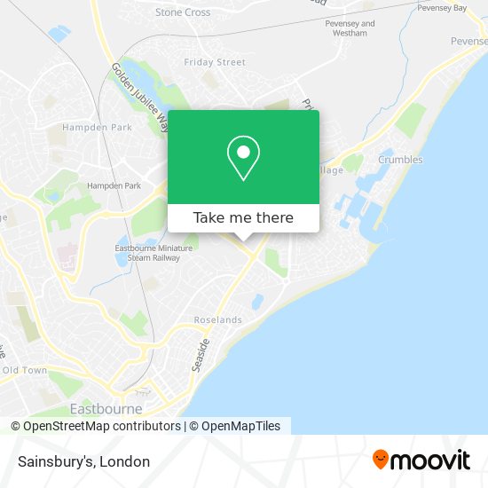 Sainsbury's map