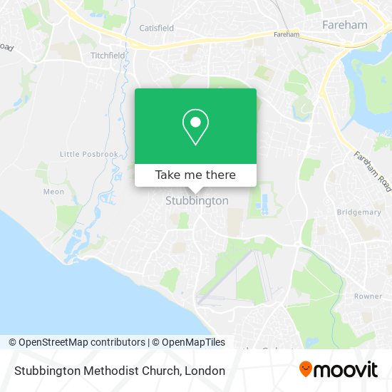 Stubbington Methodist Church map