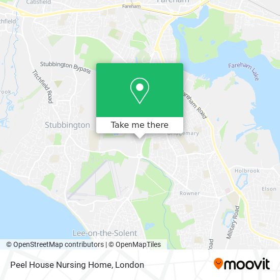 Peel House Nursing Home map