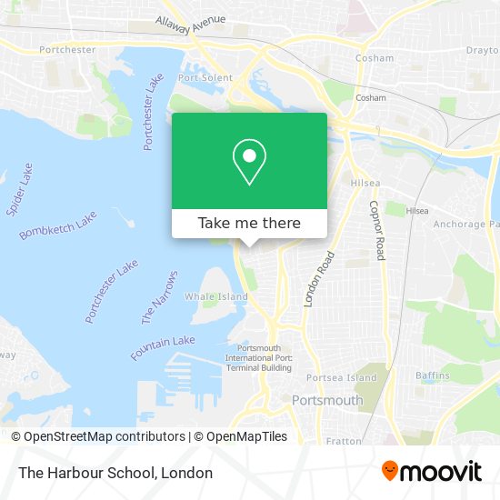 The Harbour School map