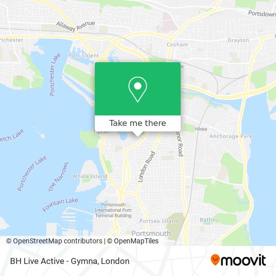BH Live Active - Gymna map