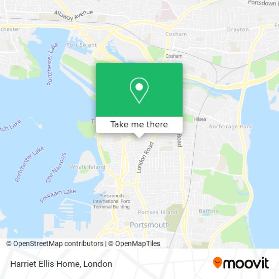 Harriet Ellis Home map