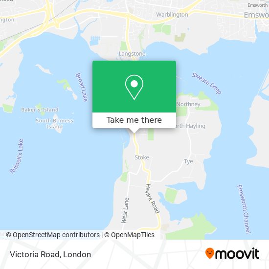 Victoria Road map