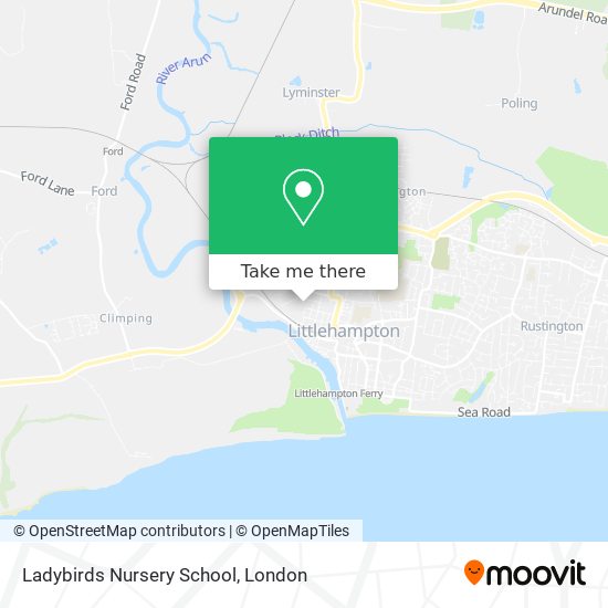 Ladybirds Nursery School map