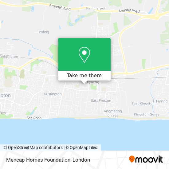 Mencap Homes Foundation map