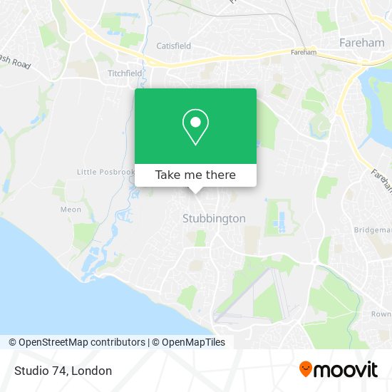 Studio 74 map