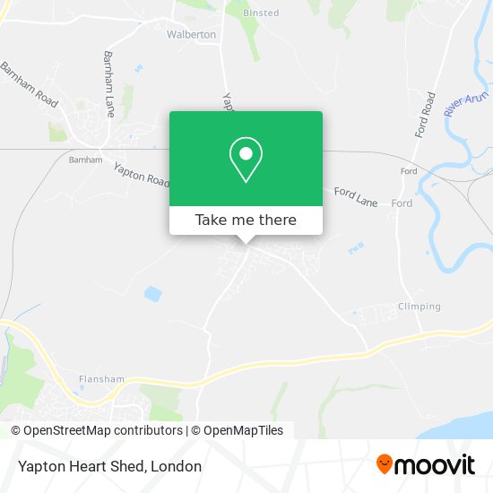 Yapton Heart Shed map