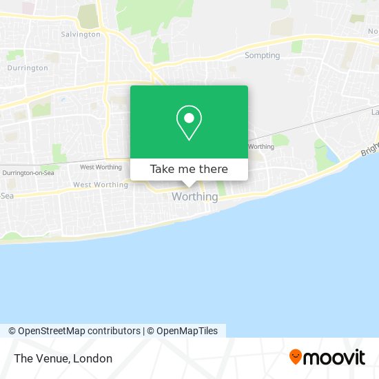 The Venue map