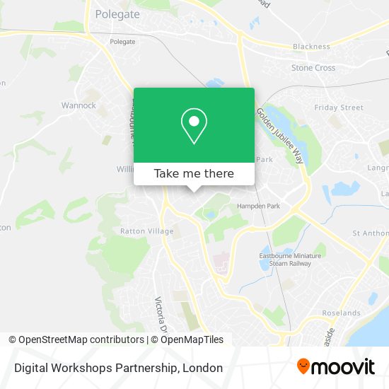 Digital Workshops Partnership map