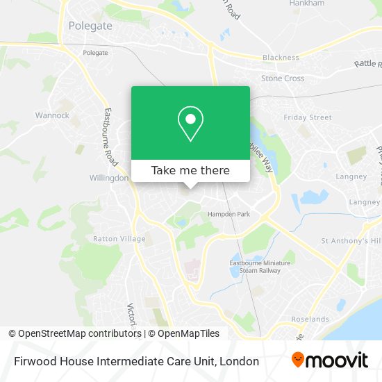 Firwood House Intermediate Care Unit map