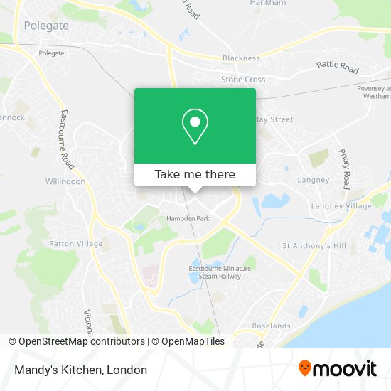 Mandy's Kitchen map