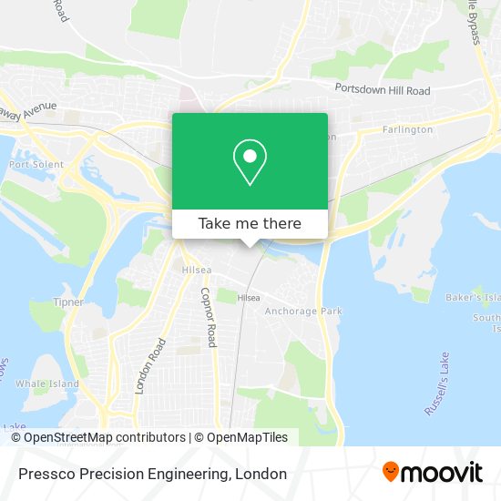 Pressco Precision Engineering map