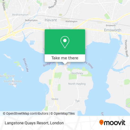 Langstone Quays Resort map
