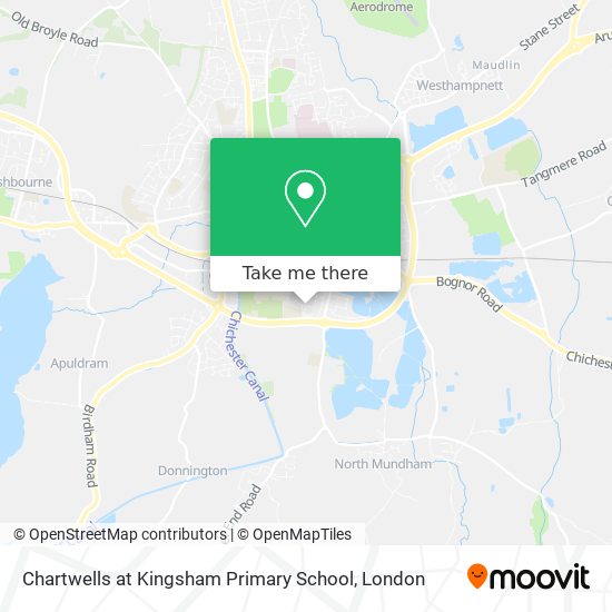 Chartwells at Kingsham Primary School map