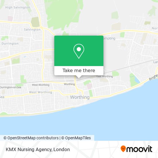 KMX Nursing Agency map