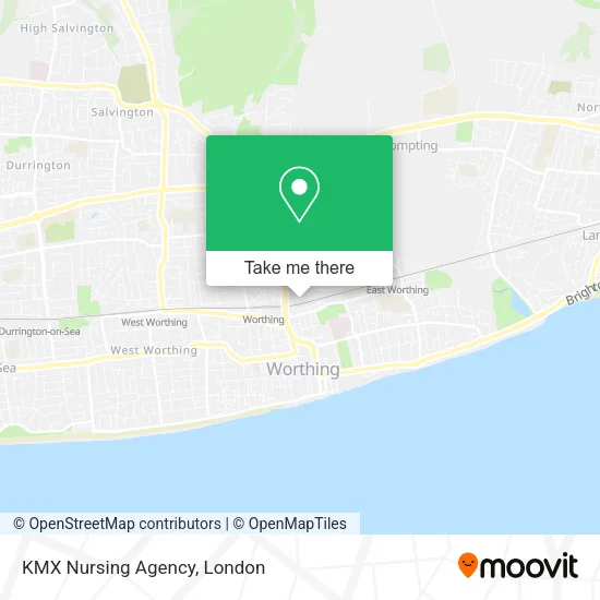 KMX Nursing Agency map