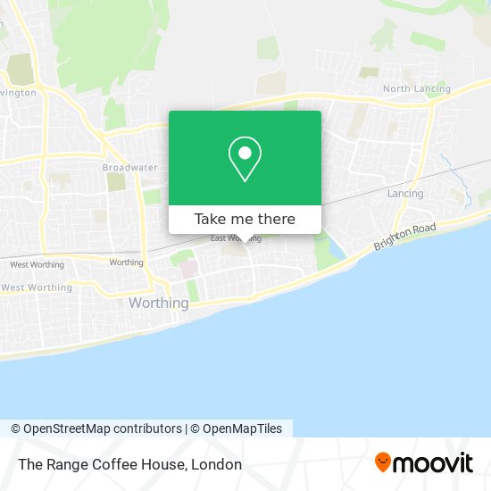 The Range Coffee House map