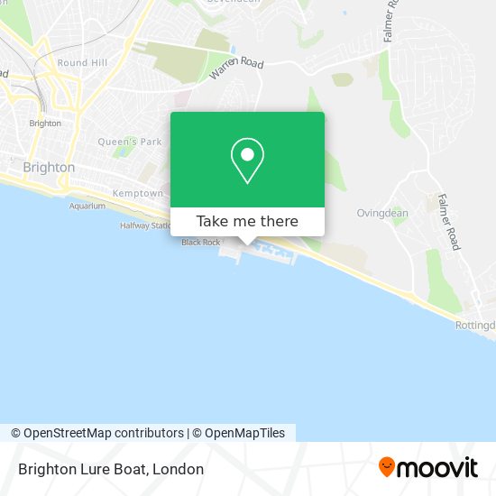 Brighton Lure Boat map