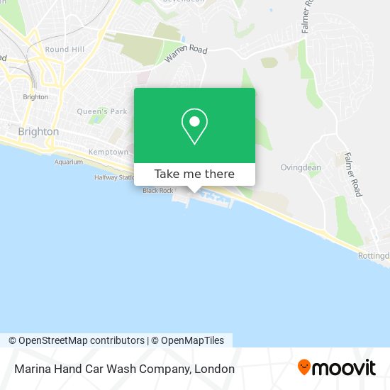 Marina Hand Car Wash Company map
