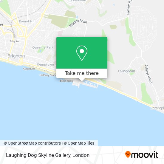 Laughing Dog Skyline Gallery map