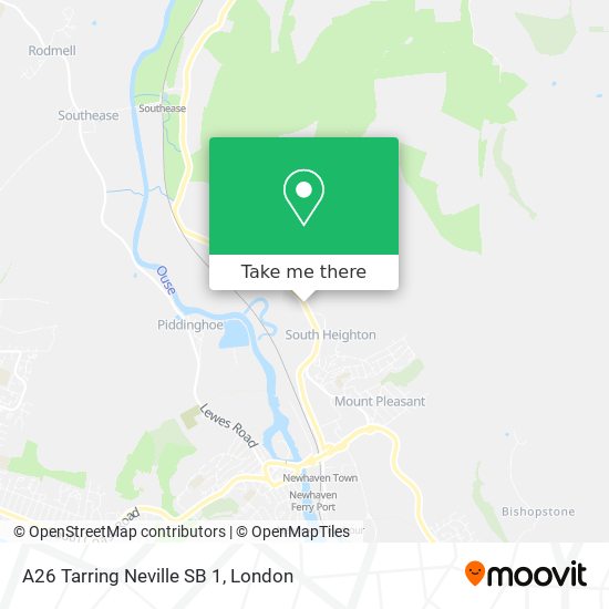 A26 Tarring Neville SB 1 map