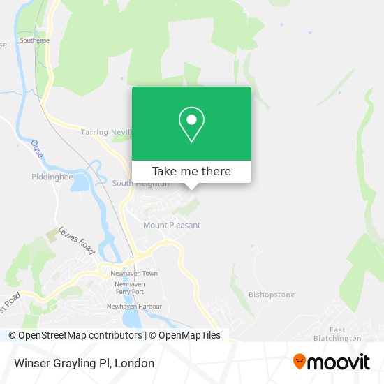 Winser Grayling Pl map