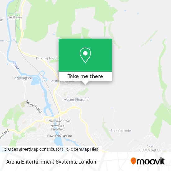 Arena Entertainment Systems map