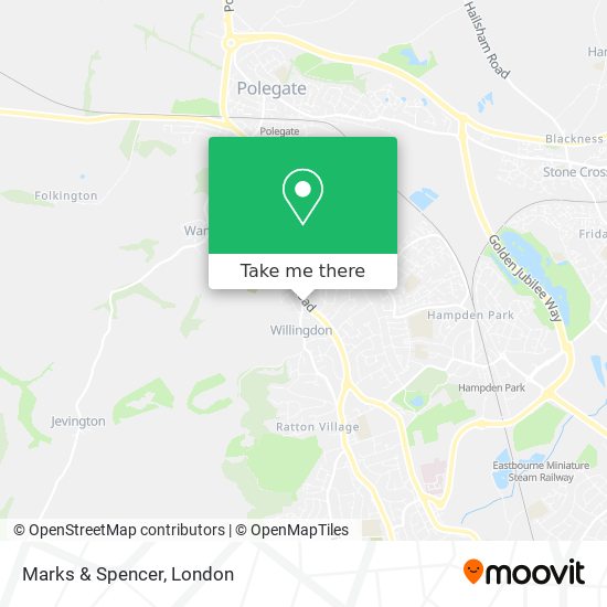 Marks & Spencer map