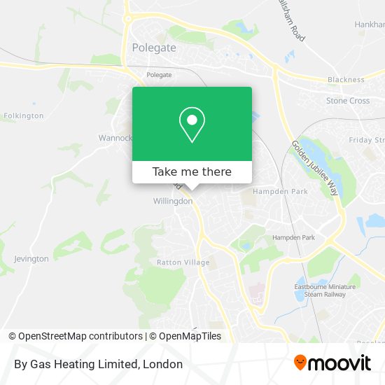 By Gas Heating Limited map